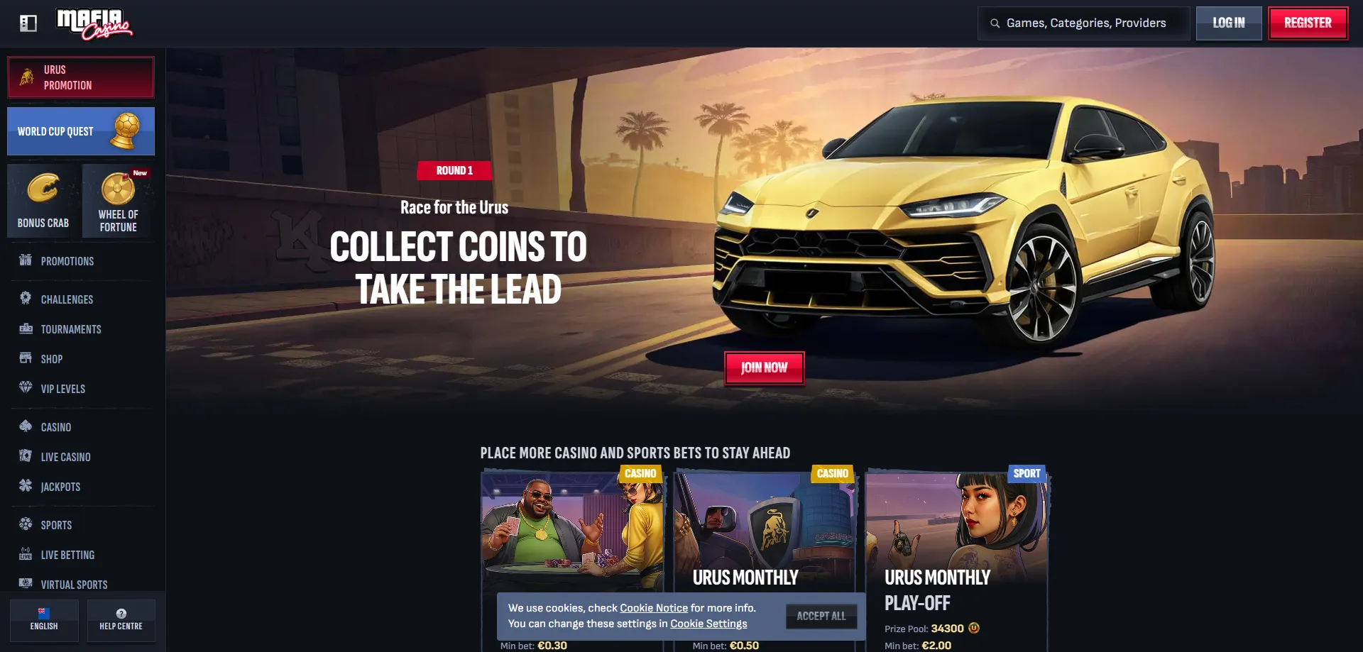 Mafia Casino NZ welcome bonus &mdash; 100% match up to NZ$870 plus 200 free spins